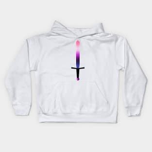 Genderfluid Sword Kids Hoodie